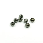 Load image into Gallery viewer, Black Rhodium 925 Sterling Silver Plate Velvet 5mm Beads
