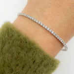 Load image into Gallery viewer, BNL68545. 14K Solid Gold Diamond Bangle