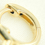 Load image into Gallery viewer, 14K Yellow Gold Diamond Huggie Hoop Earrings. EHB56865
