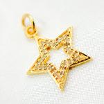 Load image into Gallery viewer, DC879. Diamond Sterling Silver Star Pendant
