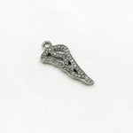 Load image into Gallery viewer, DC401. Diamond Sterling Silver Black Rhodium Wing Pendant
