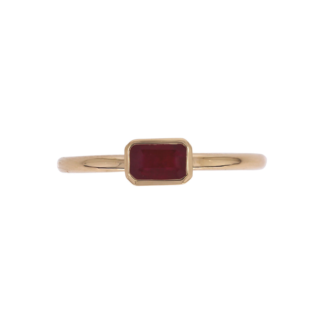 CR96339. 14k Solid Gold Gemstone Ring