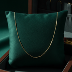 Load image into Gallery viewer, NKSET611. 14k Solid Yellow Gold Bars Link Necklace