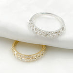 Load image into Gallery viewer, 14K Solid Gold Diamond Baguette Ring. RFI17617
