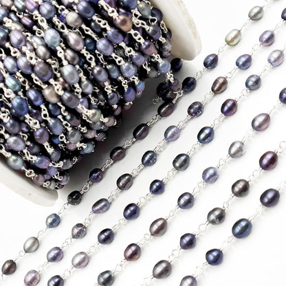 Buy Oval Shape Sterling Silver Wire Chain