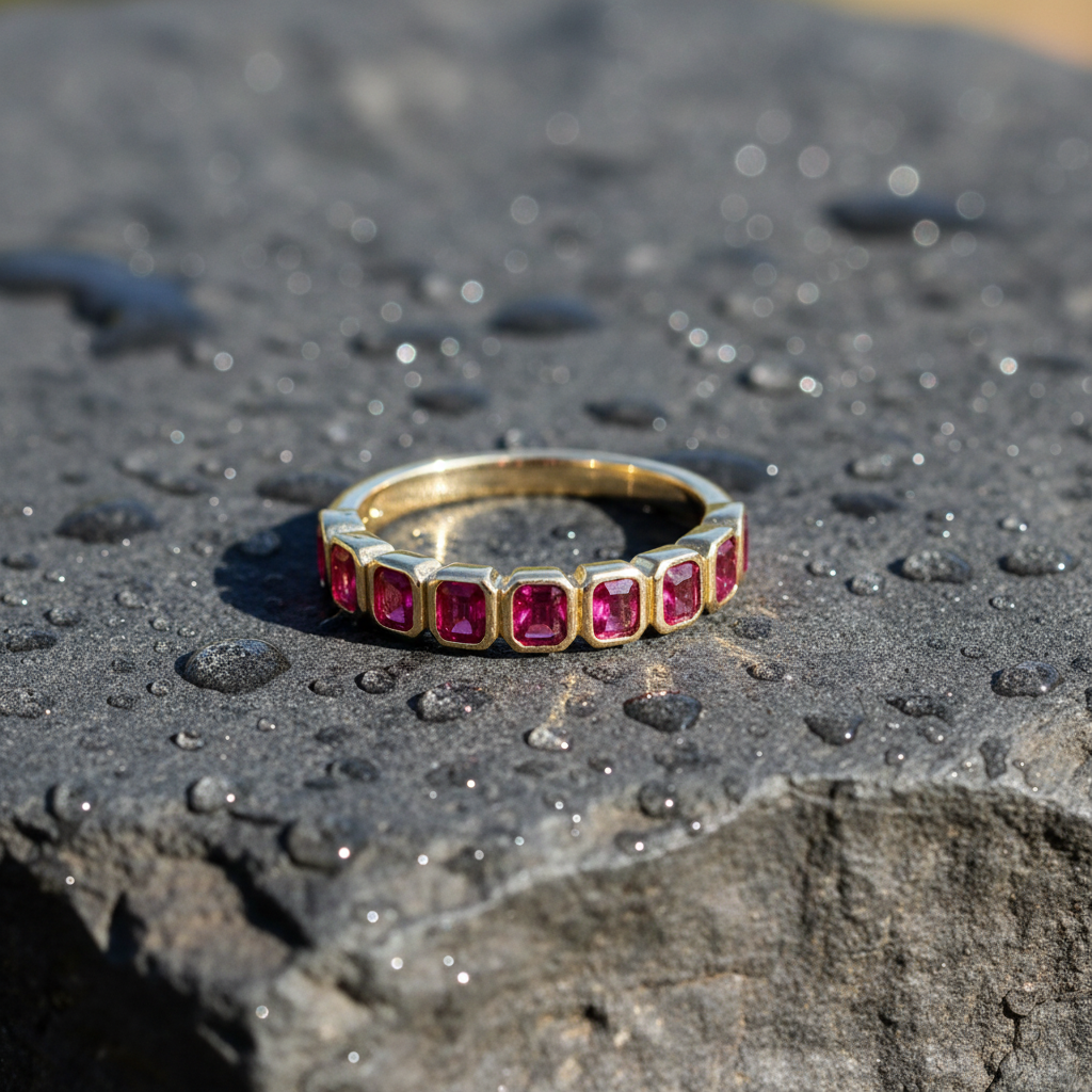 RN423837. 14K Solid Gold Gemstone Ring