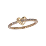 Load image into Gallery viewer, RFD19702. 14K Solid Gold Diamond Heart Ring