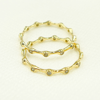 14K Gold Diamond Ring.  GDR142