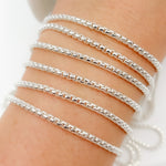 Load image into Gallery viewer, Y50SS. Sterling Silver Smooth Box Chain
