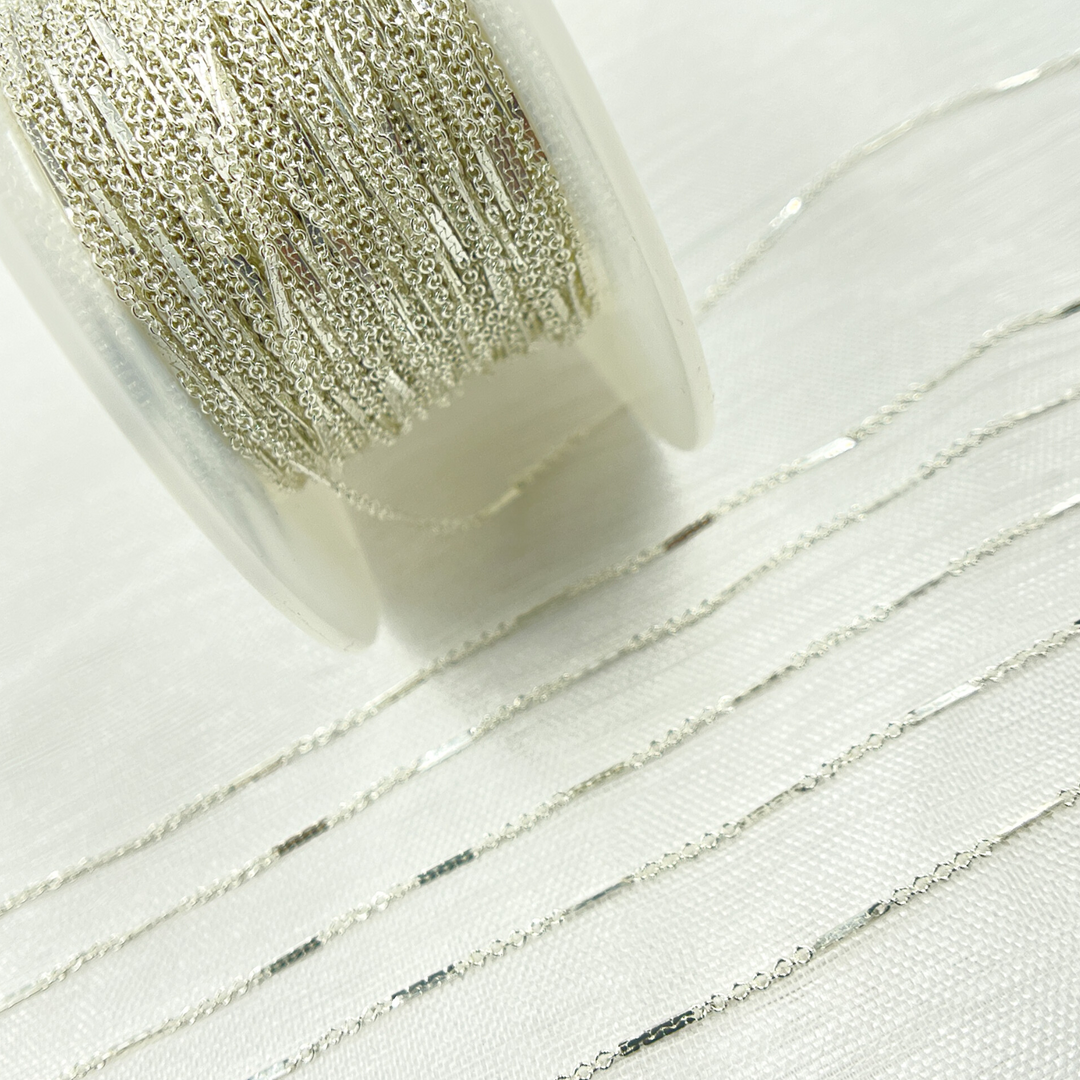 Buy Now 925 Sterling Silver Cable Bar Chain