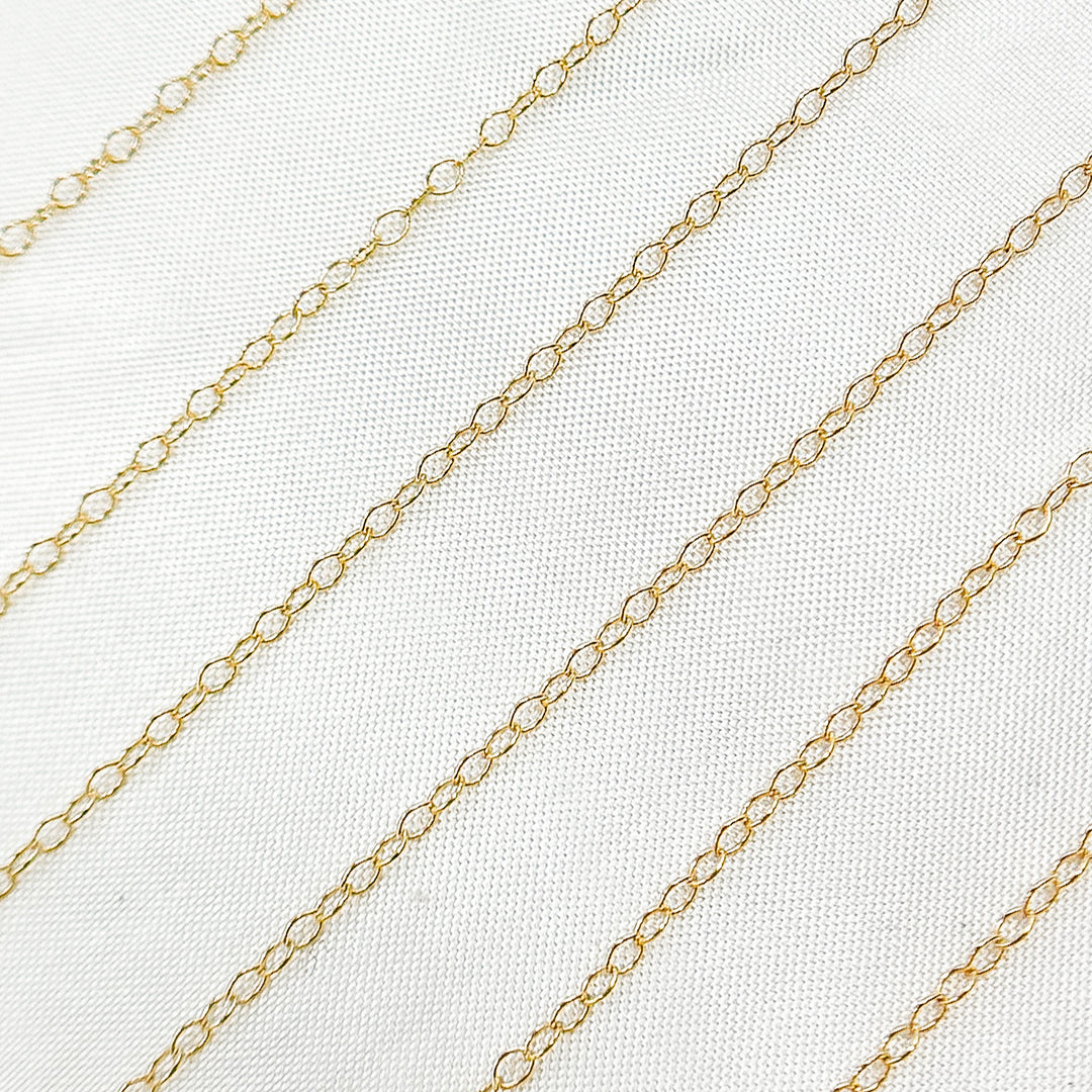 1120GF. 14k Gold-Filled Smooth Cable Chain