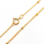 Load image into Gallery viewer, 14K Gold-Filled Satellite Ball Finished Necklace.
