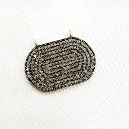 Sterling Silver Oval Pendants