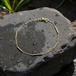 Load image into Gallery viewer, BRSET611. 14k Solid Yellow Gold Bars Link Bracelet