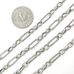 Load image into Gallery viewer, V168OX. Oxidized Sterling Silver Paperclip Chain
