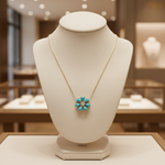 Load image into Gallery viewer, CN97250TQ6X4. 18K Solid Gold Diamond Necklace.