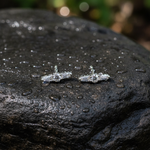 Load image into Gallery viewer, ER421062. 14K Solid Gold Diamond Bar Studs