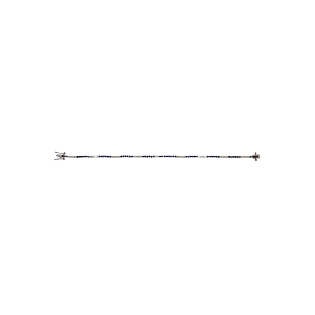 BFZ61295. 14K Solid Gold Gemstone Bar Bracelets