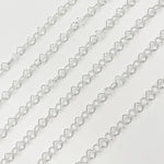 Load image into Gallery viewer, V277SS. Sterling Silver Clover Link Chain
