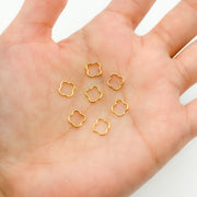 V293MGF. 14k Gold Filled Clover Charm