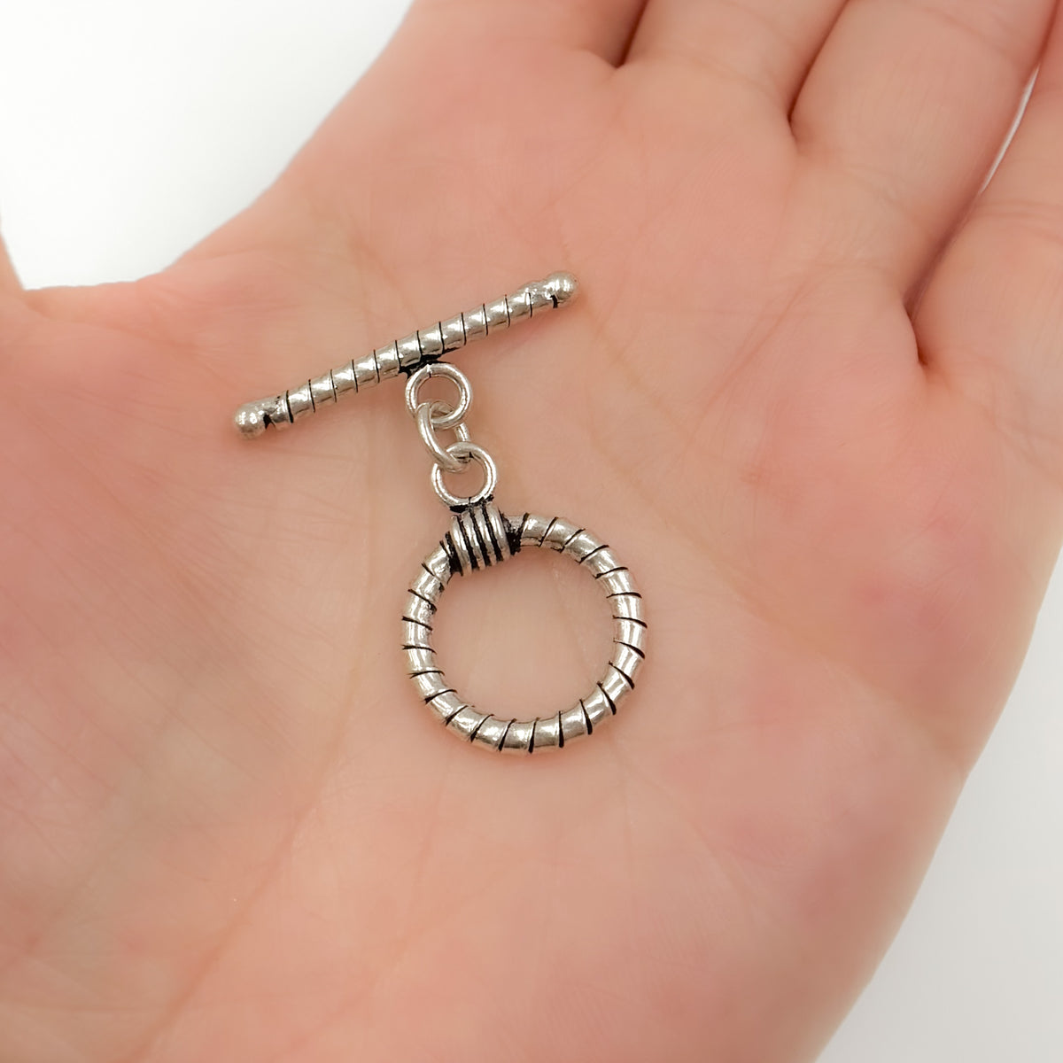 Buy Oxidized Sterling Silver Toggle Clasp