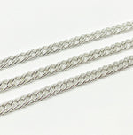 Load image into Gallery viewer, 925 Sterling Silver Double Curb Chain. V35SS
