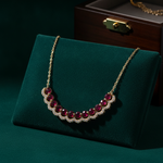 Load image into Gallery viewer, NFD72909. 14K Solid Gold Diamond and Gemstone Necklace