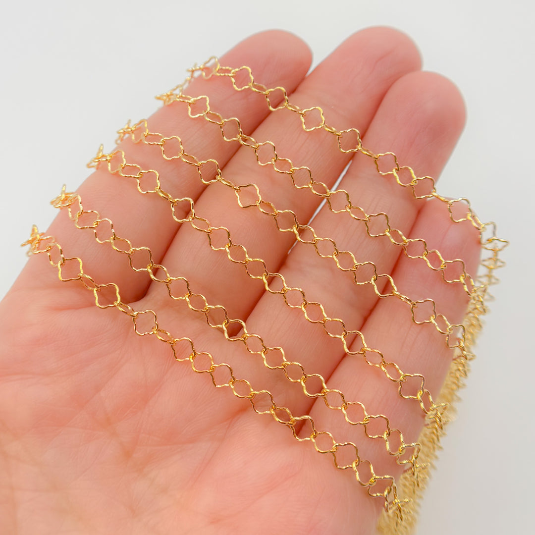 Gold Filled Clover Link Chain