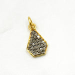 Load image into Gallery viewer, DC1015. Diamond Sterling Silver Pear Shape Charm

