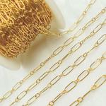 Load image into Gallery viewer, 14K Yellow Gold Filled Smooth Oval Link &amp; 3 Round Chain. 281GF
