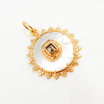Load image into Gallery viewer, Shop Now 14K Gold Round Pendant