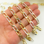 Sterling Silver Flat Paperclip Chain