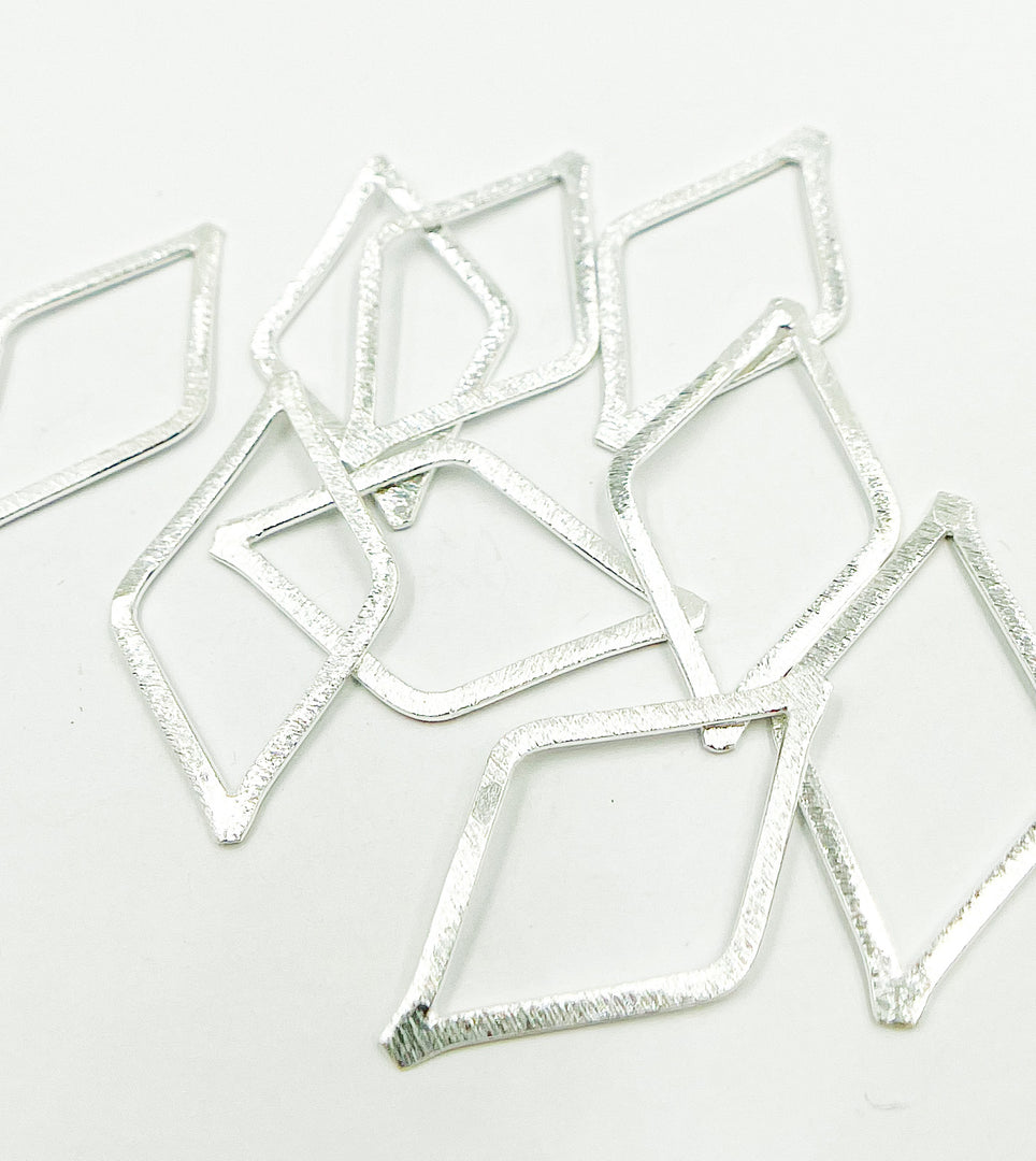 925 Sterling Silver Diamond Shape. DS1