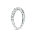 Load image into Gallery viewer, 14K Solid Gold Width Half Eternity Band Ring. RAG01393

