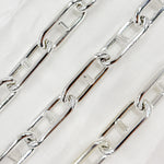 Load image into Gallery viewer, 549MTSS. Sterling Silver Hollow Marina Link Chain
