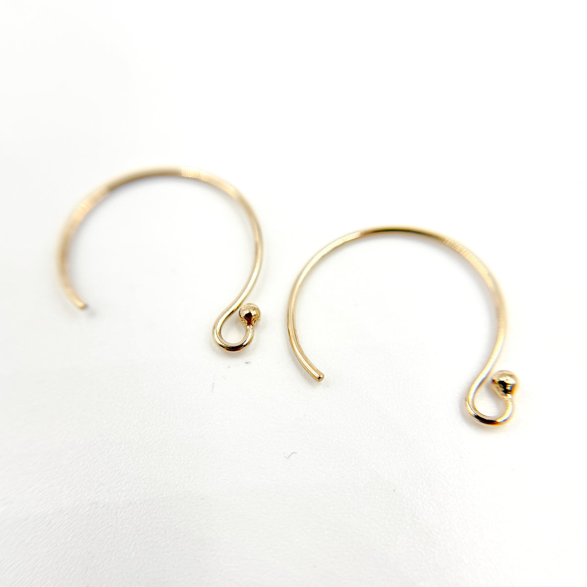 Gold Filled Circle Ball End Ear Wire