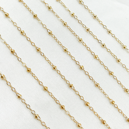 1200GF. 14k Gold Filled Satellite Chain