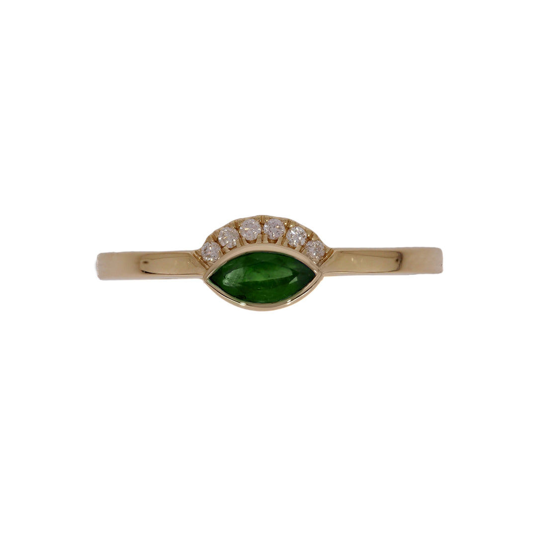 CR97258. 14K Solid Gold Diamond and Gemstone Rings