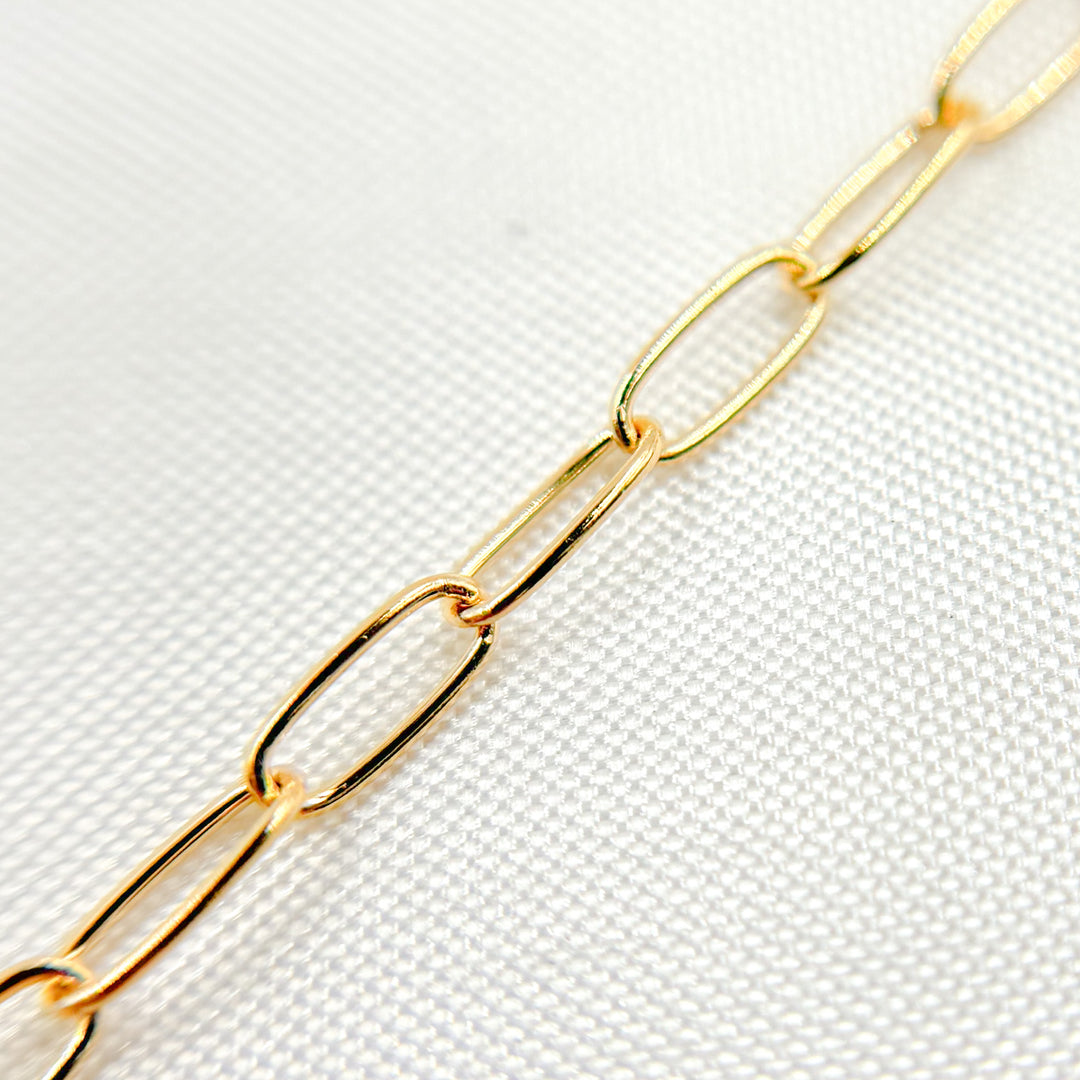 1806GF. 14K Gold-Filled Smooth Paperclip Chain