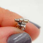 Load image into Gallery viewer, ER421062. 14K Solid Gold Diamond Bar Studs
