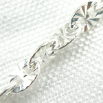 Load image into Gallery viewer, 925 Sterling Silver Diamond Cut Marina Chain. V90SS
