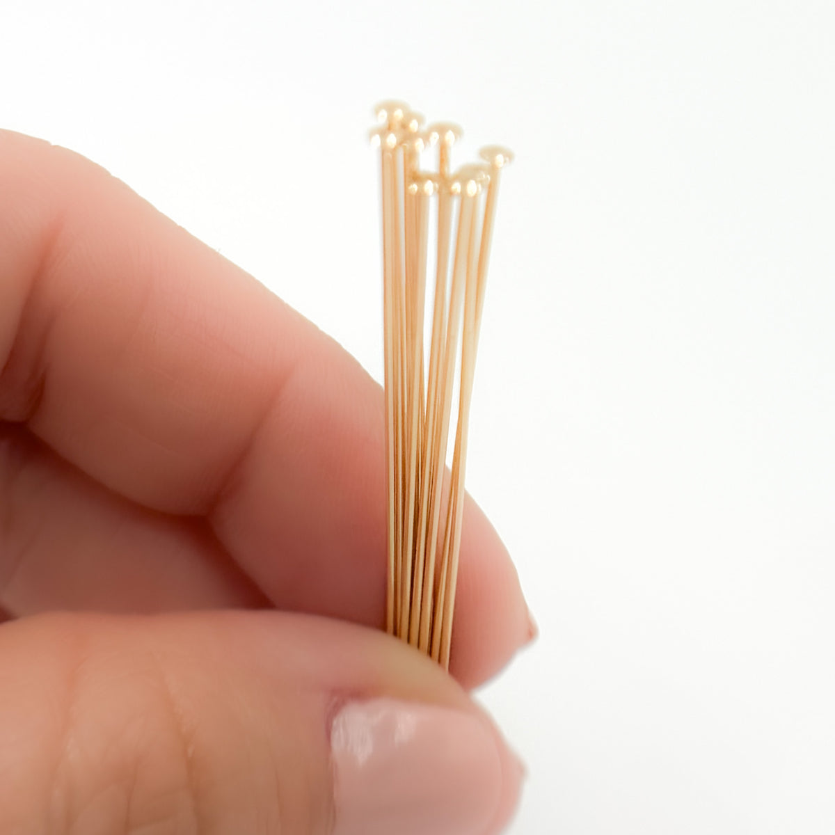 Gauge Gold-filled Flat 2 Inch Headpin