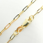 Load image into Gallery viewer, 060FVACLL3. 14K Solid Gold Paperclip Chain
