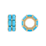 Load image into Gallery viewer, CMZ00140. 14K Solid Gold Baguette Shape Natural Gemstone Slider