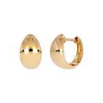 Load image into Gallery viewer, EHZ57568. 14K Solid Gold Fancy Hoop Earrings