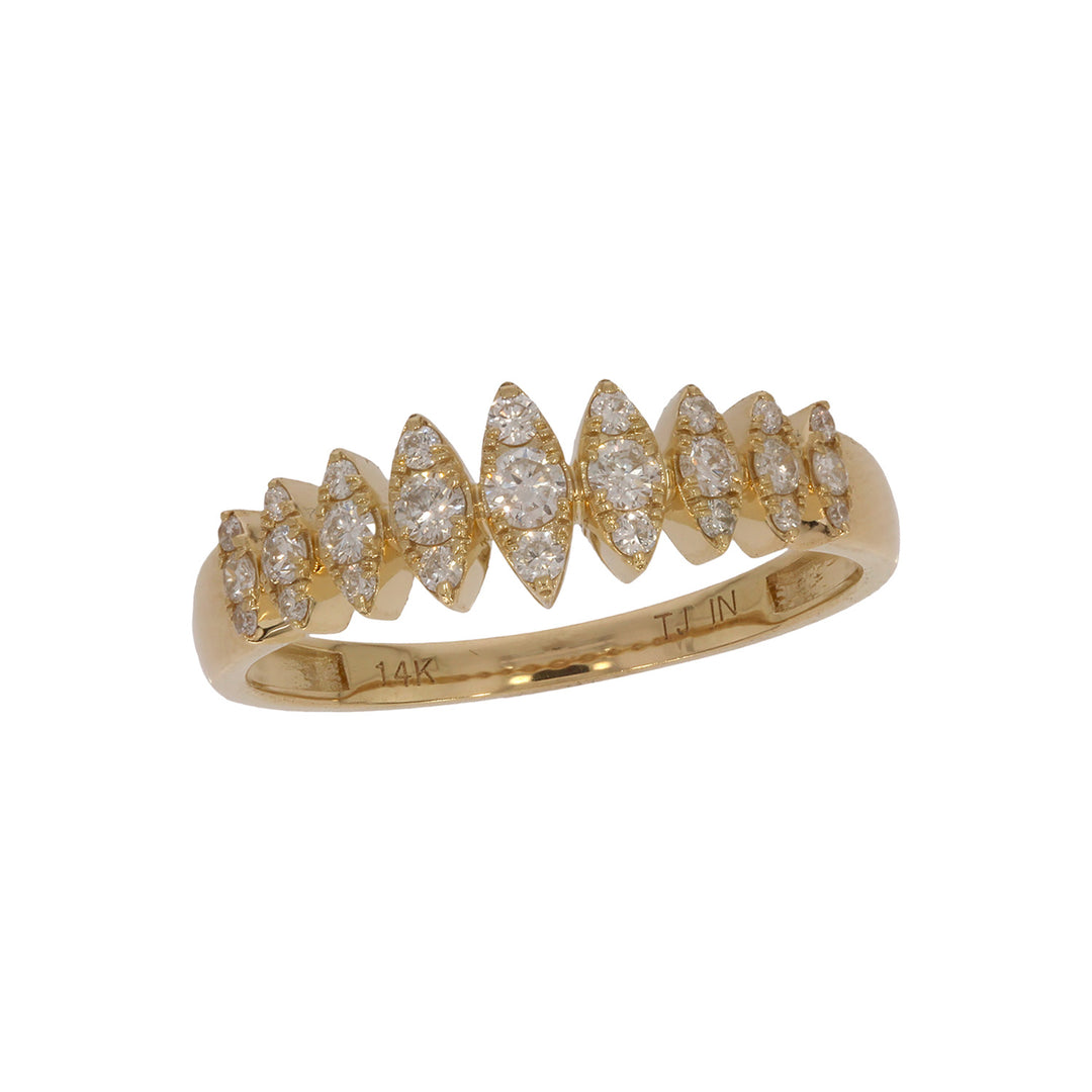 RFF19694. 14K Solid Gold Diamond Ring
