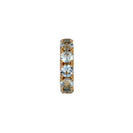 Load image into Gallery viewer, Gold Gemstone Round Ring Slider
