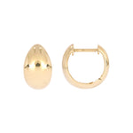 Load image into Gallery viewer, EHZ57568. 14K Solid Gold Fancy Hoop Earrings