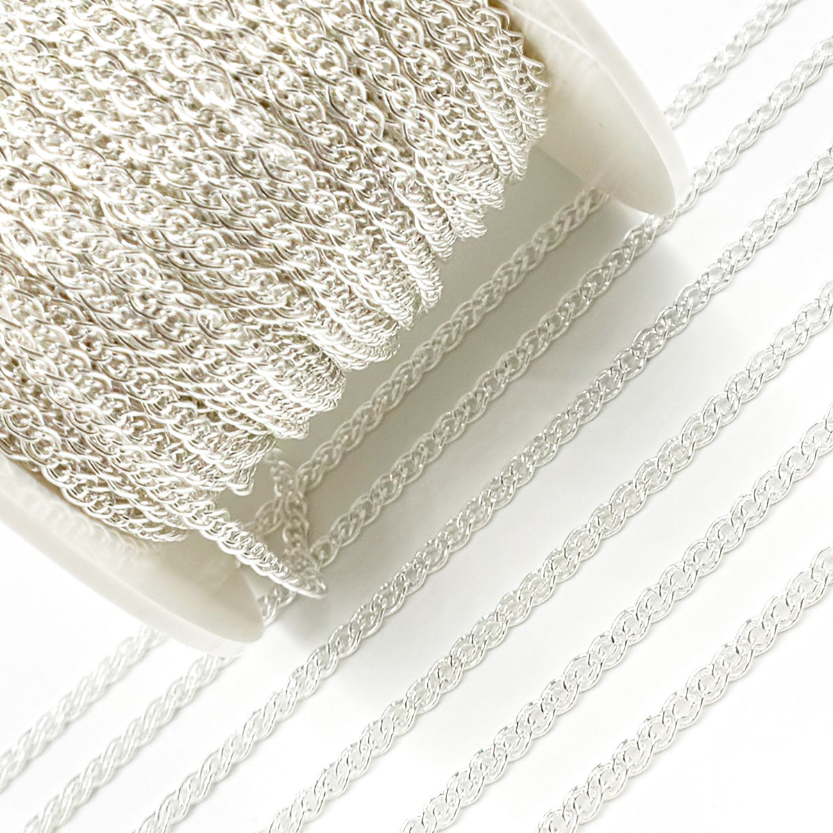 Shop Sterling Silver Double Curb Chain