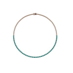 Load image into Gallery viewer, CN97277-5X3. 14K Solid Gold Gemstone Necklace